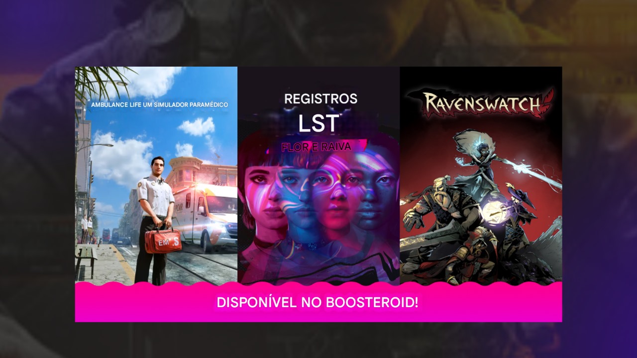 Boosteroid adicionar 3 jogos na última semana de fevereiro 2025