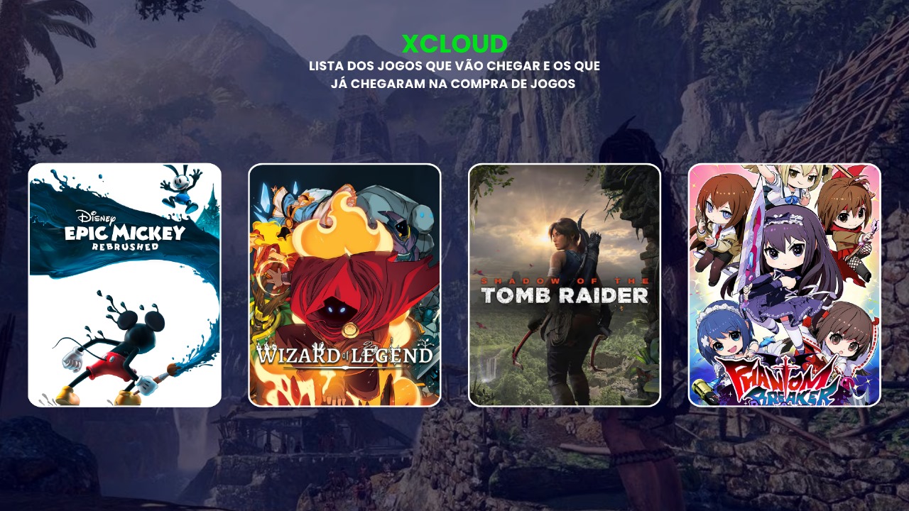 Os membros do Xbox Game Pass Ultimate agora podem transmitir mais quatro jogos próprios