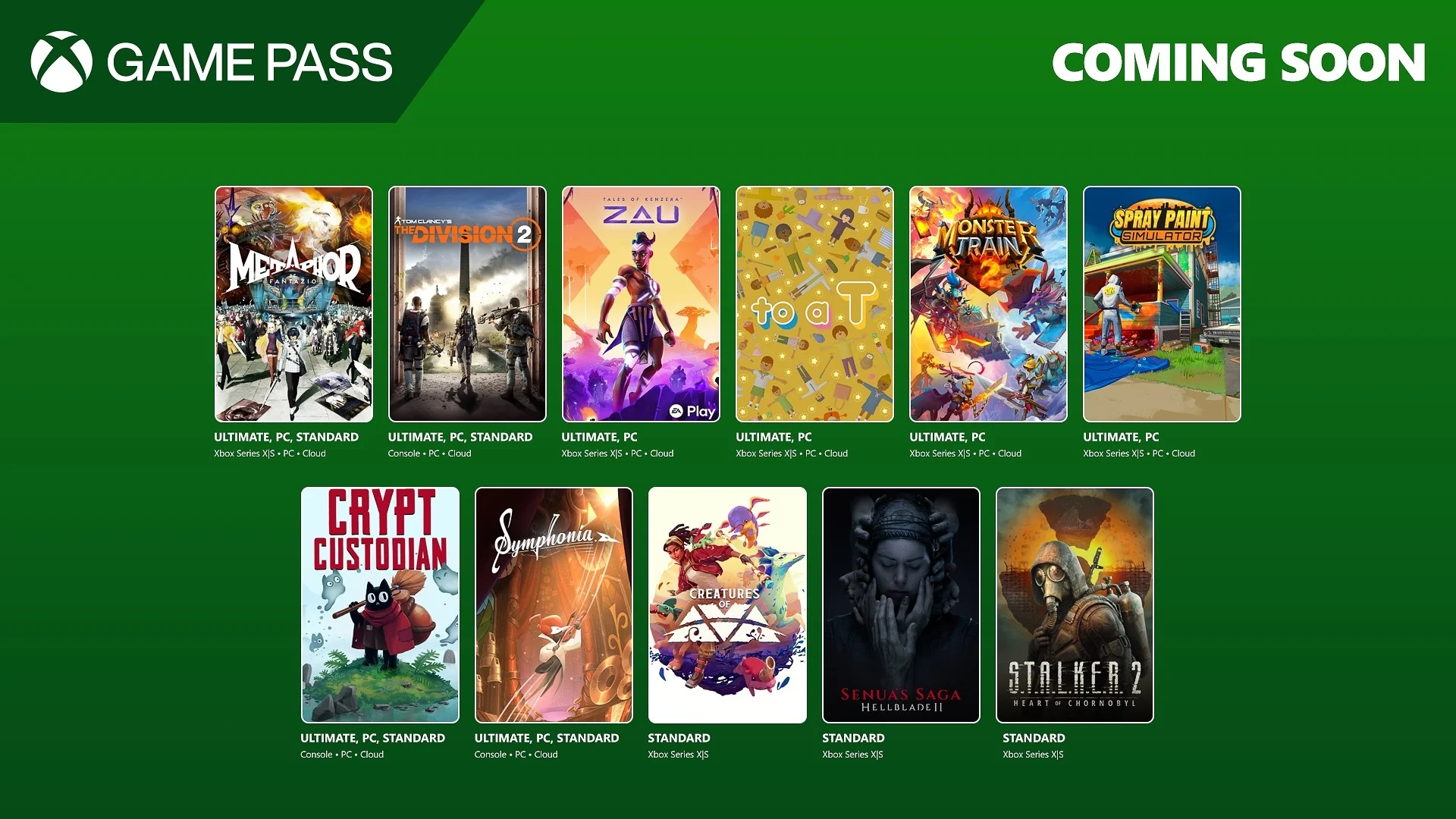 Xbox Game Pass maio de 2025 – 2ª onda anunciada