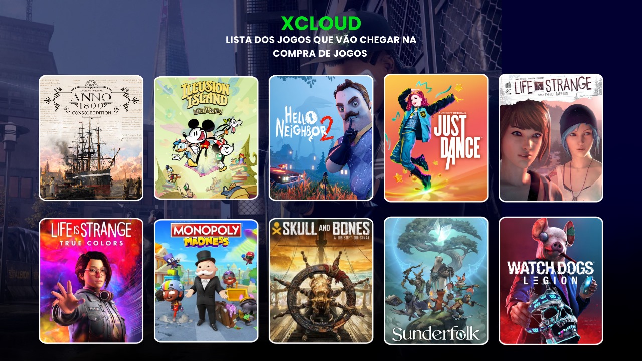 Os membros do Xbox Game Pass Ultimate agora podem transmitir mais 10 jogos
