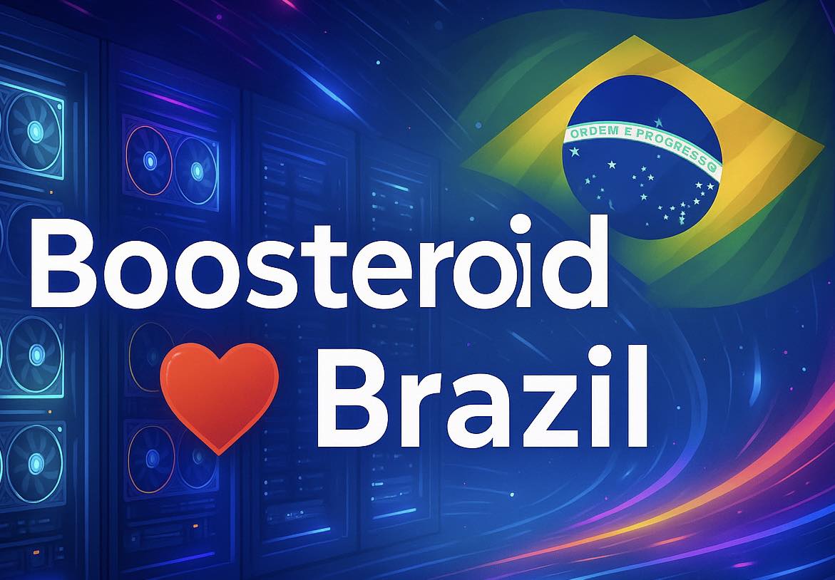Boosteroid conclui novo lote de servidores no Brasil e prepara nova geração com CPUs de até 5.6 GHz!