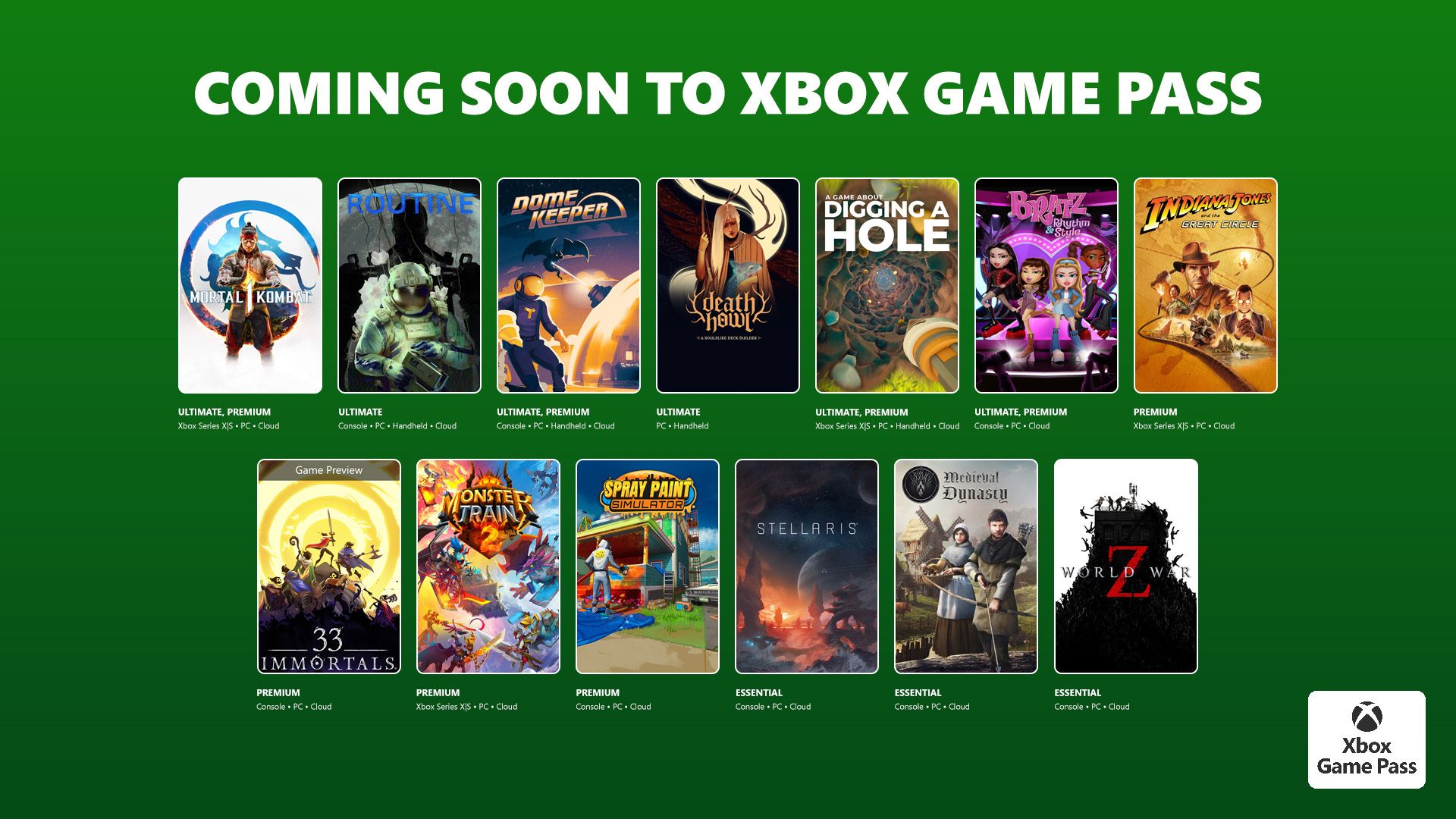 Xbox Game Pass: primeiros jogos de dezembro de 2025 são revelados — veja a lista completa