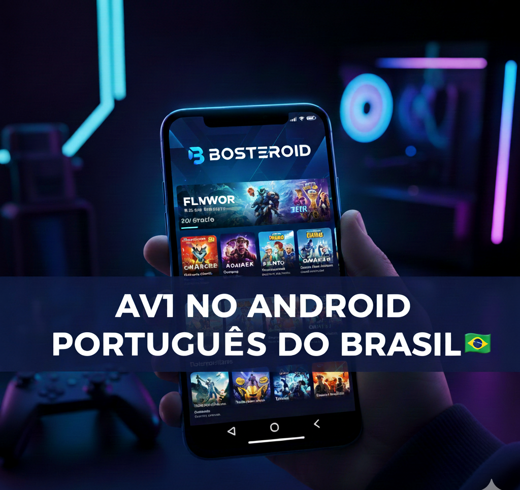 Boosteroid libera AV1 no Android e adiciona Português do Brasil ao perfil