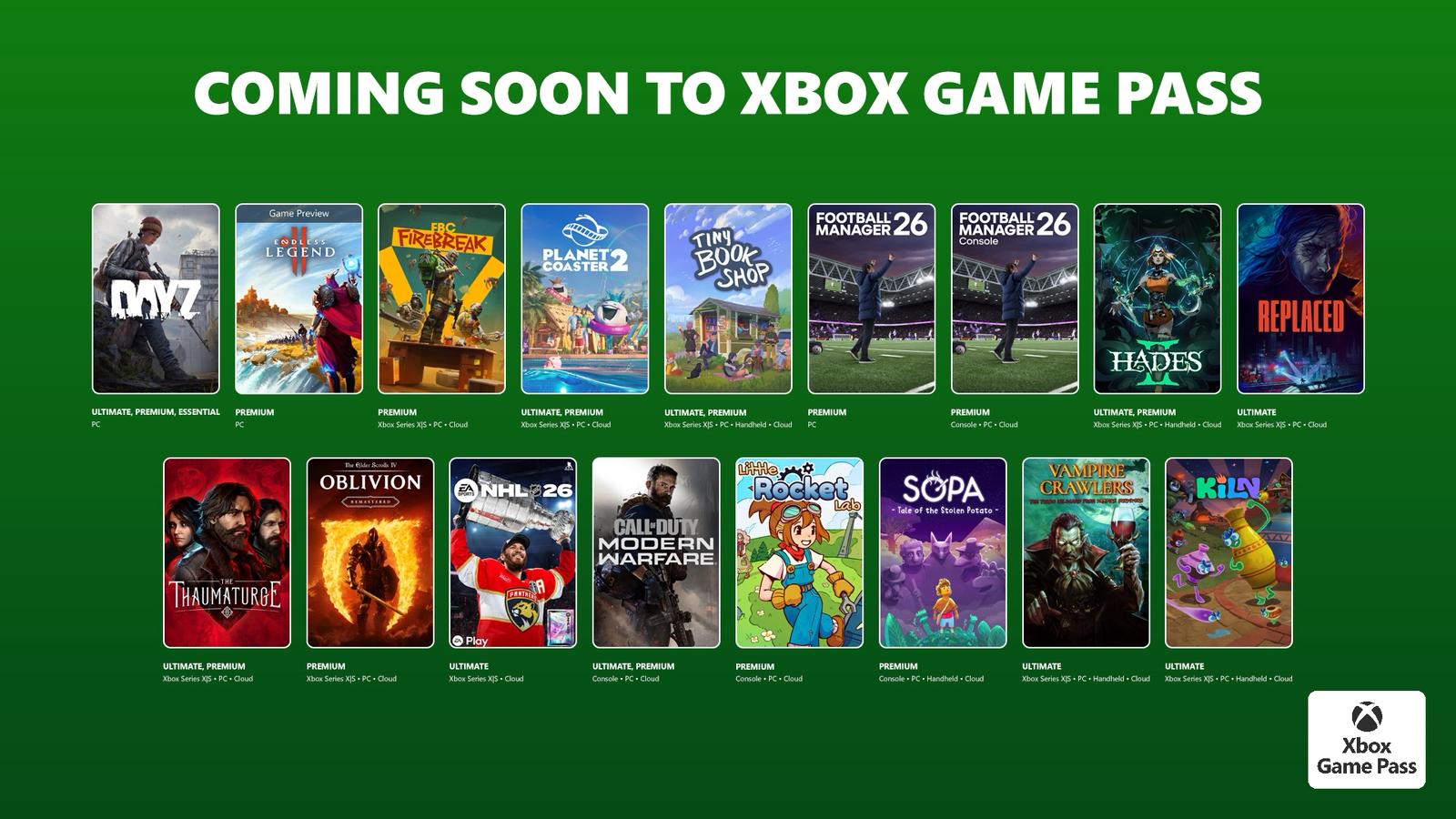 Xbox Game Pass anuncia 17 jogos para abril de 2026; veja a lista completa