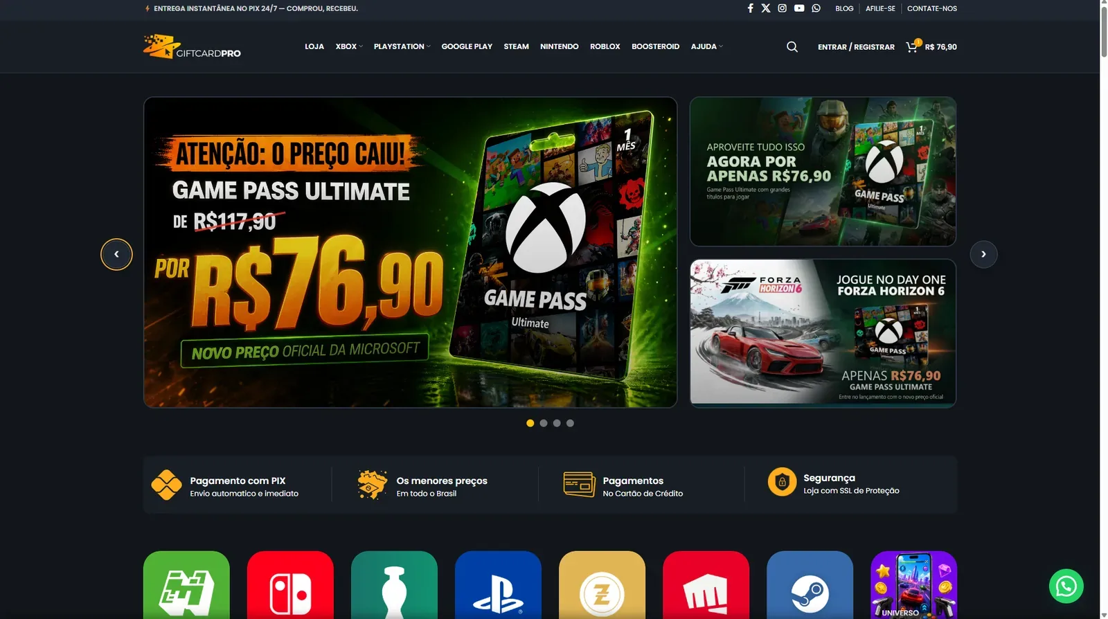 Home giftcardpro.com.br