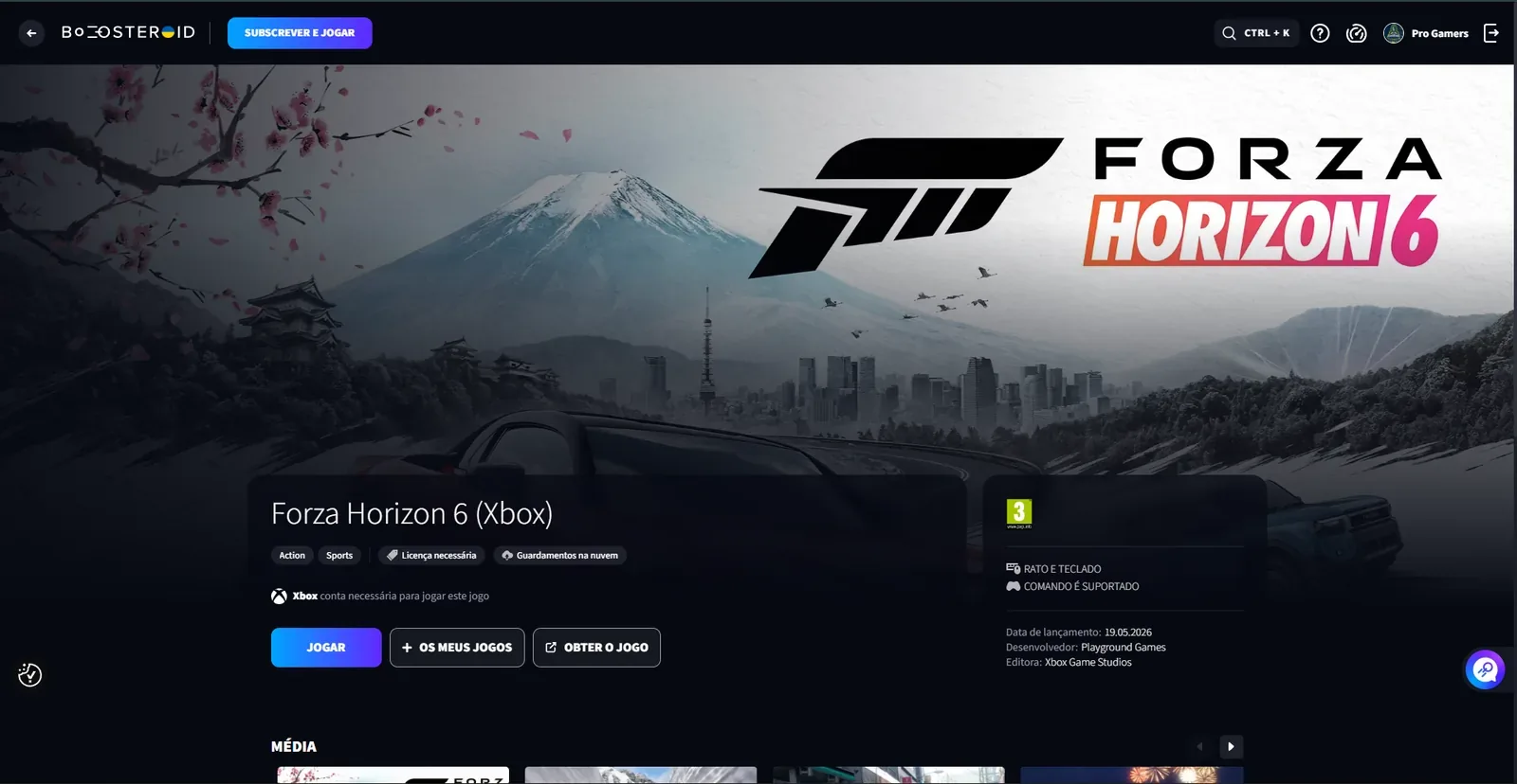 Forza Horizon 6 (Xbox) no Boosteroid