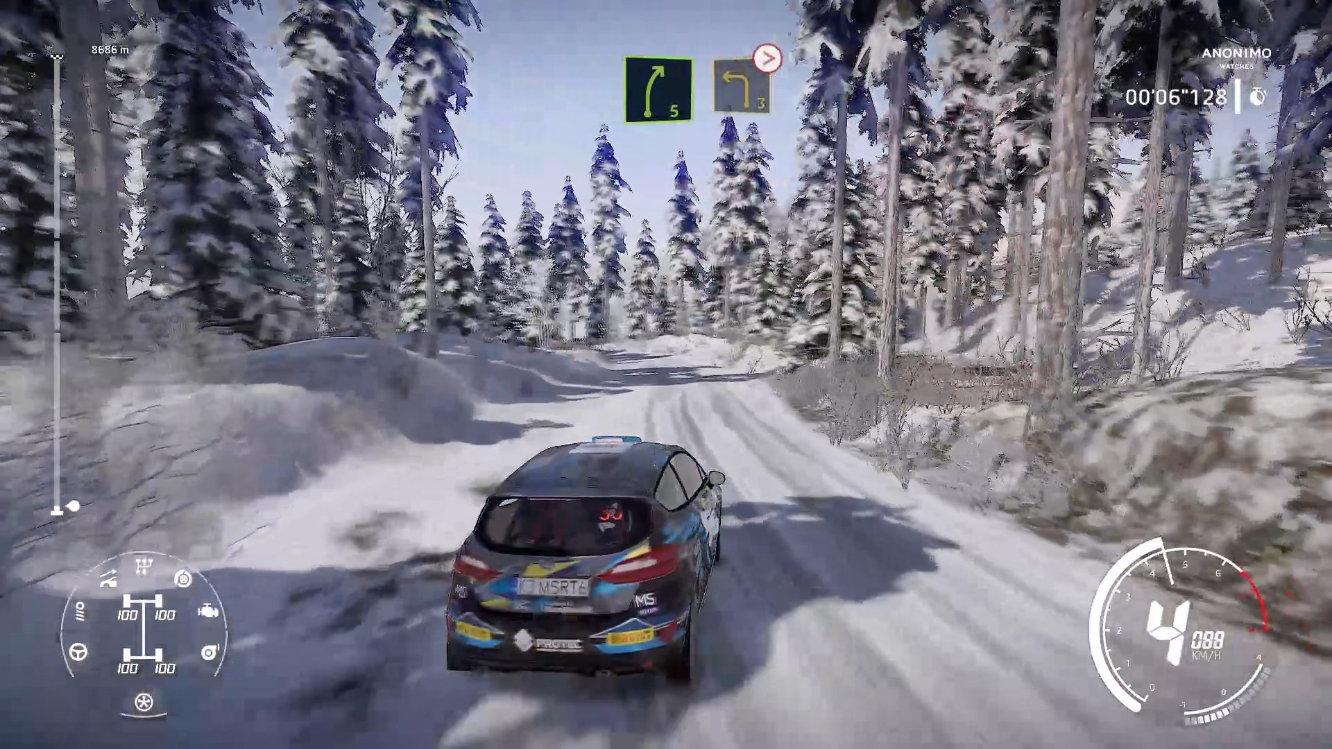 WRC9 rodando no Blacknut