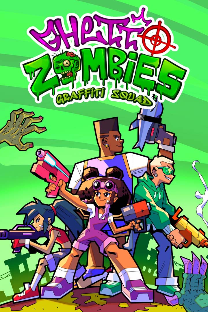 Cena do jogo Ghetto Zombies: Graffiti Squad