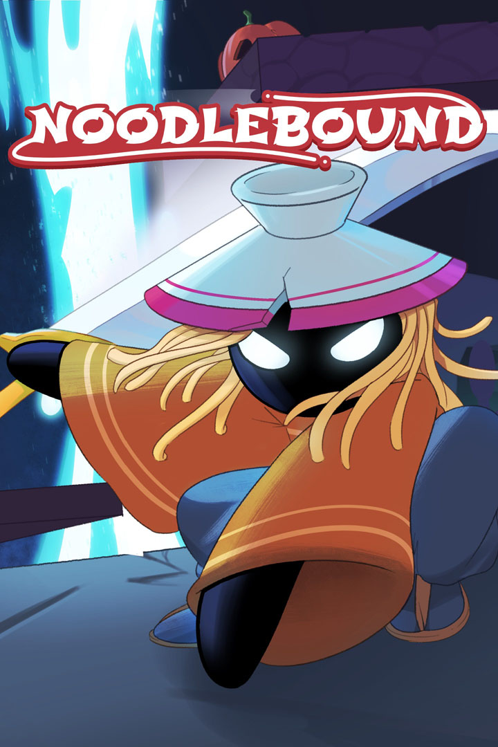 Samurai de ramen em ação no plataforma 2D Noodlebound