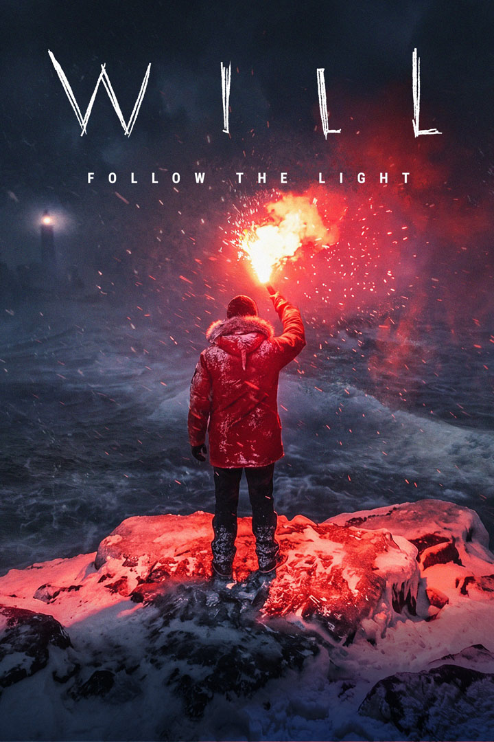 Cena de Will: Follow the Light com protagonista em ambiente gelado