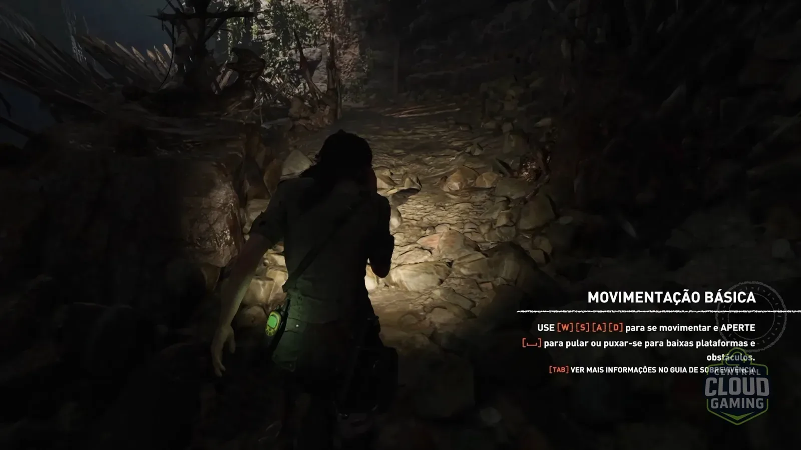 Jogando Shadow of the Tomb Raider grátis no Blacknut.
