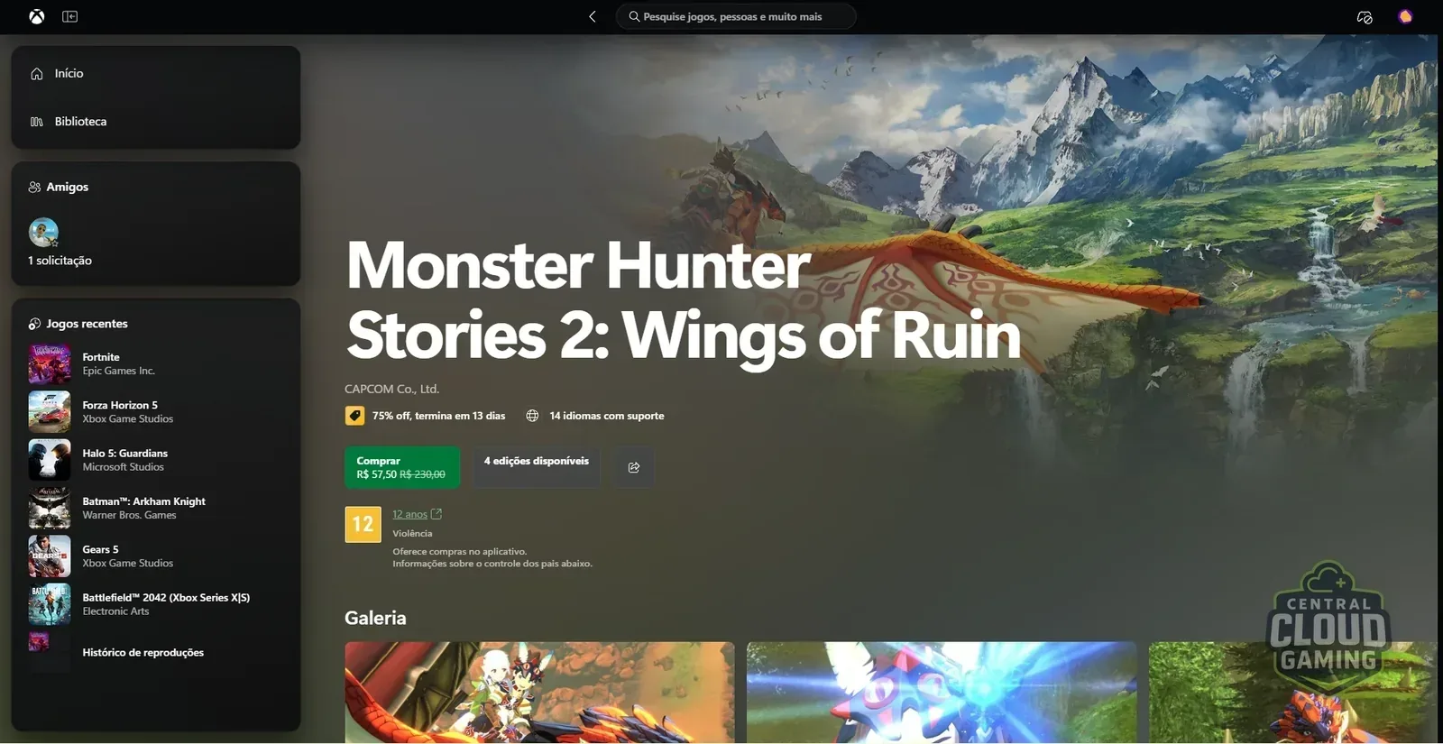 Monster Hunter Stories 2: Wings of Ruin não deu certo.