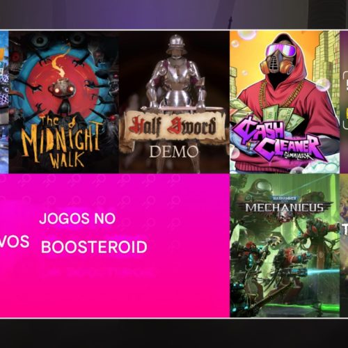 Boosteroid adicionar 3 jogos na segunda semana de maio 2025
