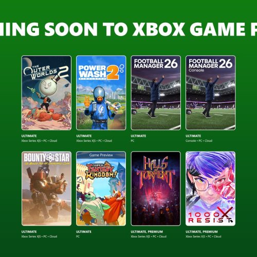 Novos jogos do xCloud — lançamentos de outubro e novembro